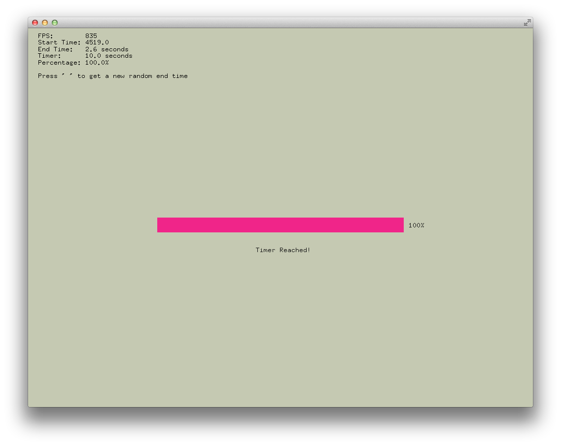 Screenshot of simpleTimer