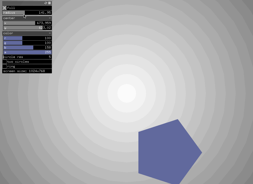 Gif of the GUI in use
