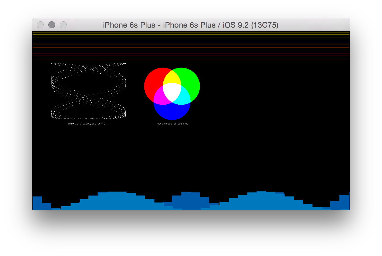 Screenshot of advancedGraphicsExample