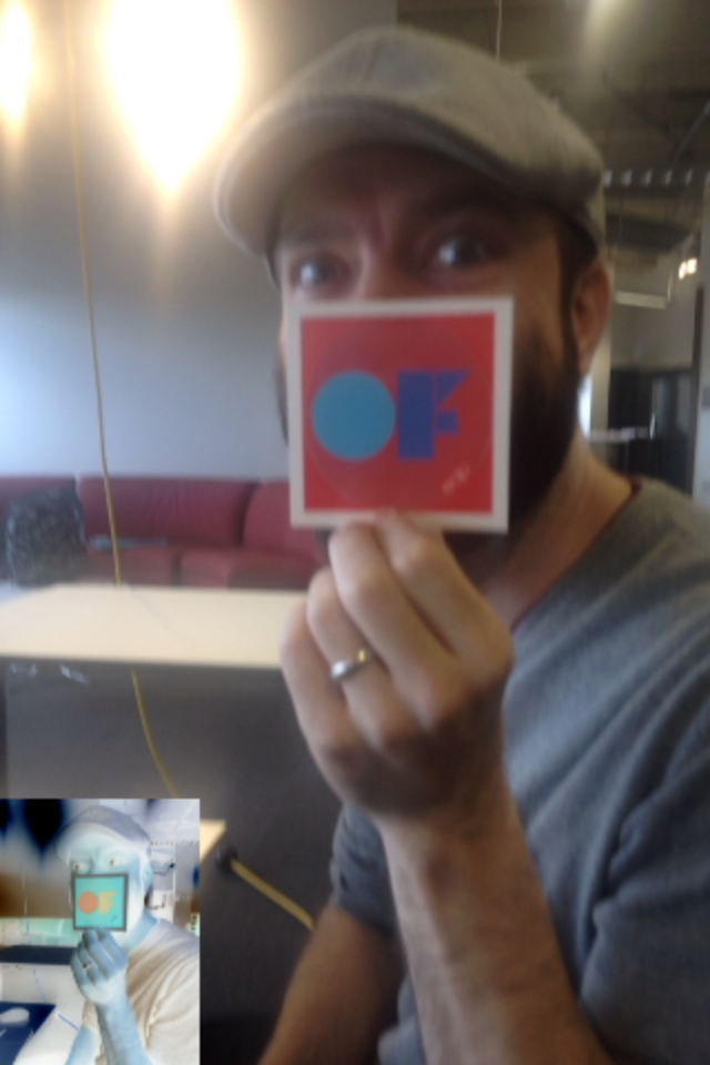 Screenshot of videoGrabberExample