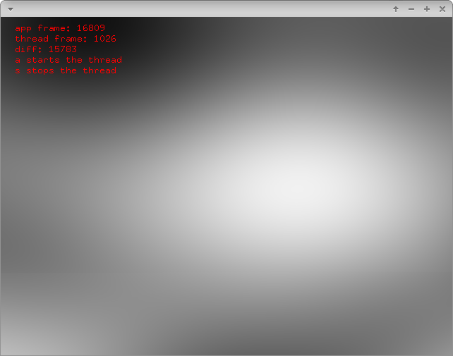 Screenshot of threadExample