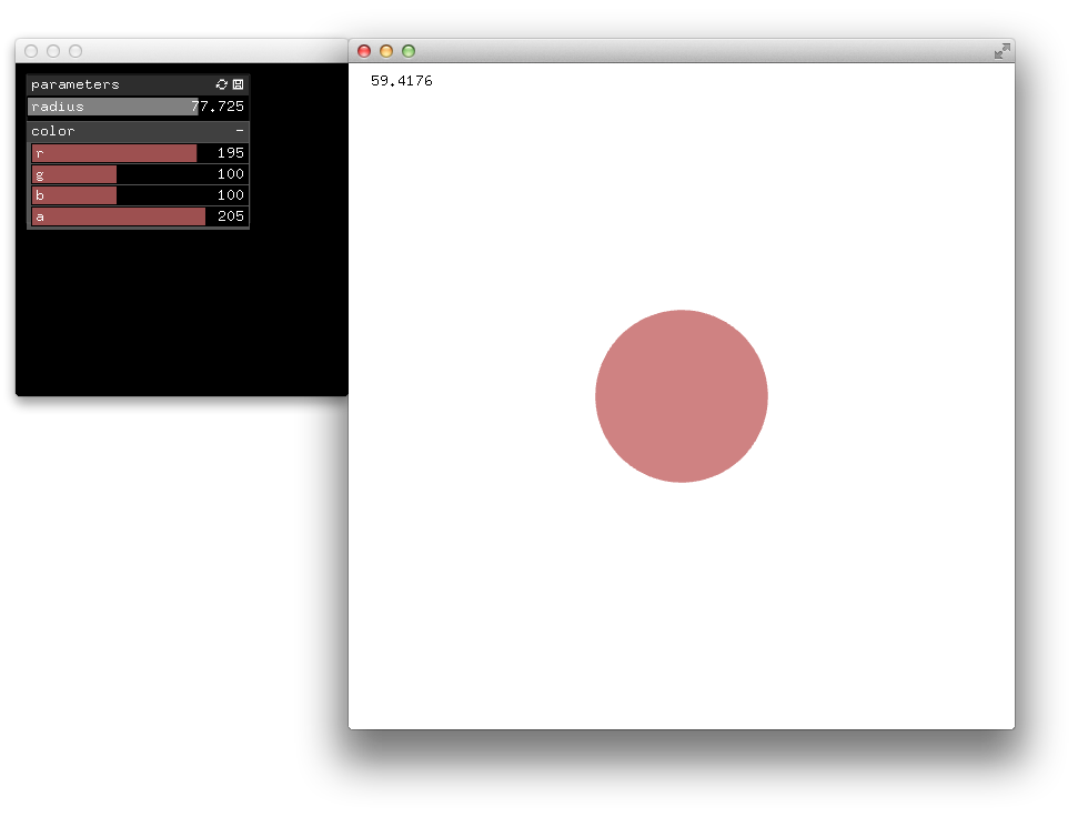 Screenshot of multiWindowOneAppExample