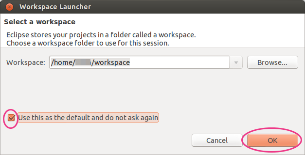 workspace launcher